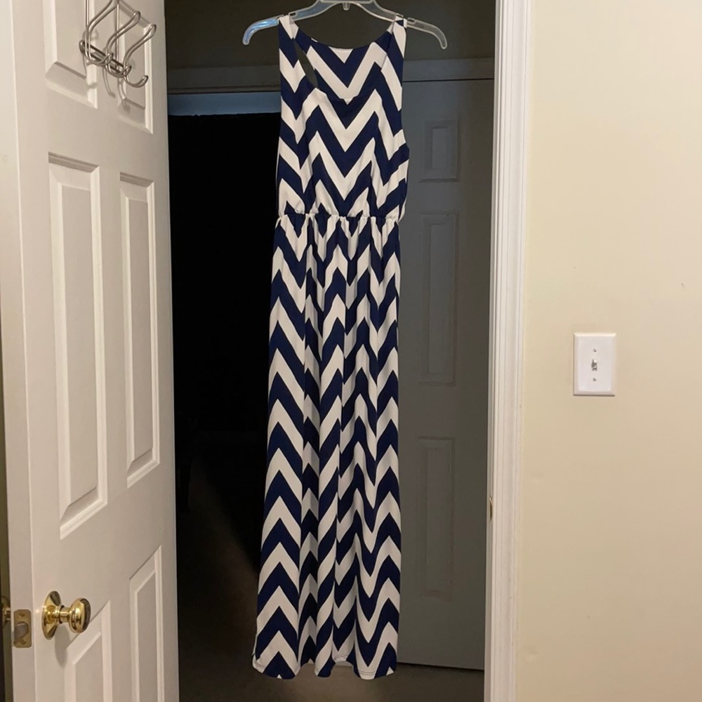 Chevron Maxi Dress